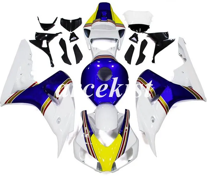 

4 Free Gifts New ABS bike Fairings kit Fit For HONDA CBR1000RR 2006 2007 06 07 Bodywork set blue white