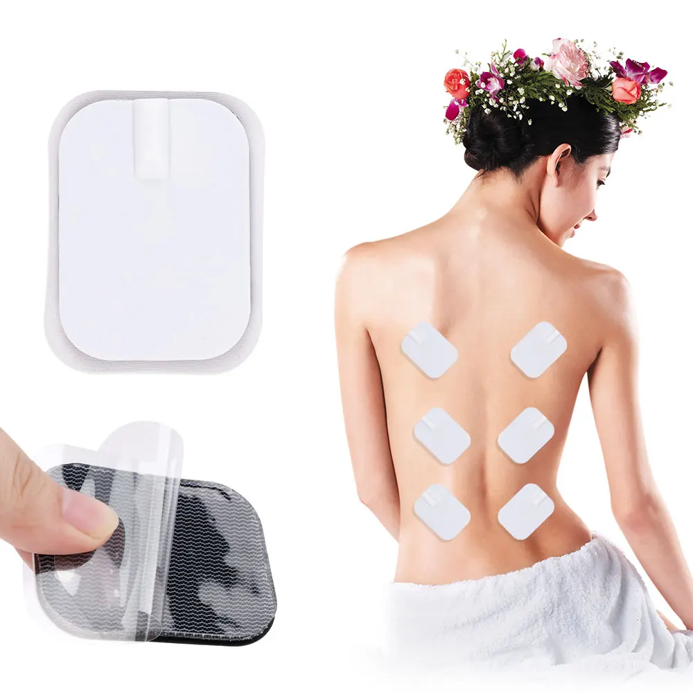

Pin Type TENS Unit 6x4cm Electrode Pads Muscle Stimulator Simulated Massage Therapy for Body Back Arm Foot Massager Massager