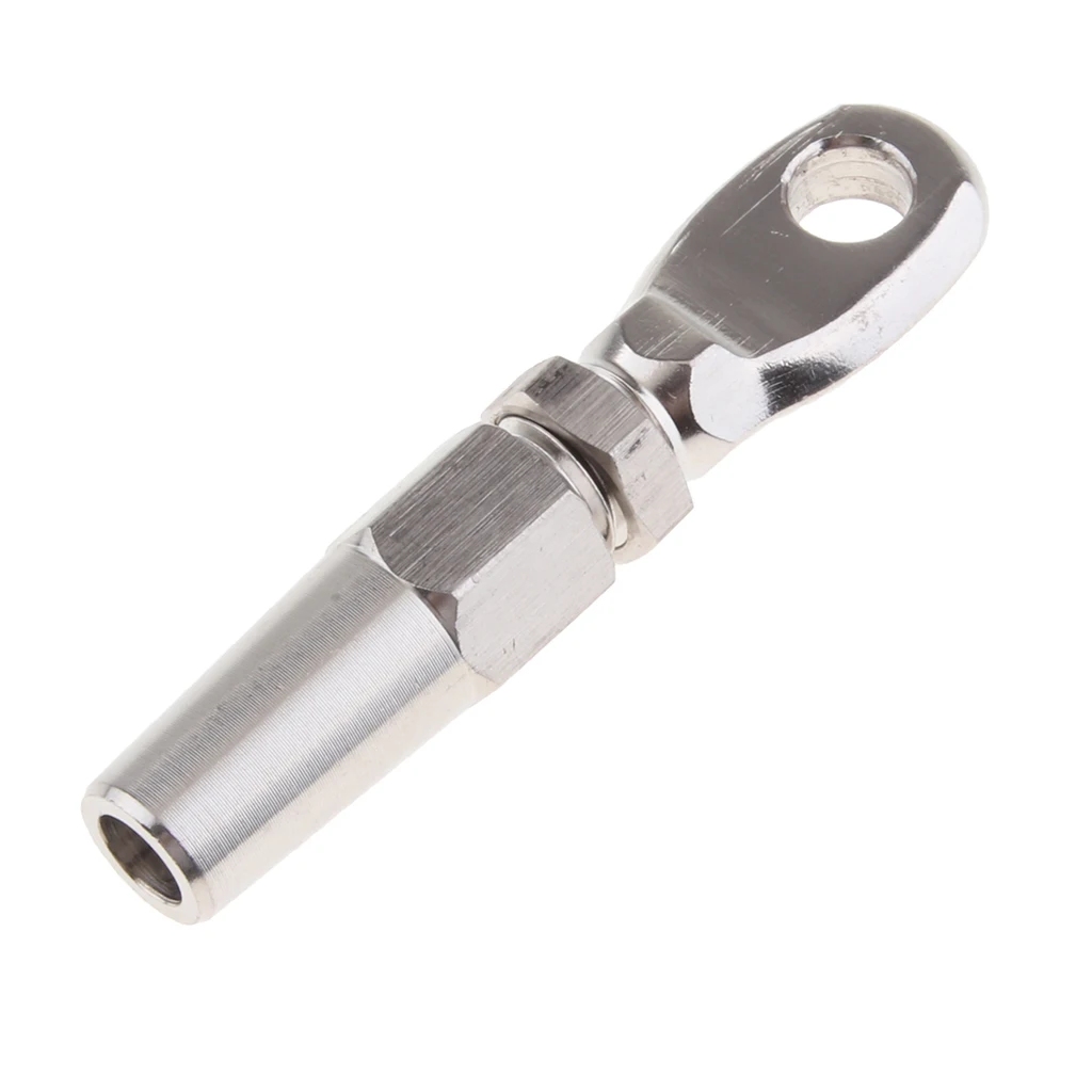 

316 Marine Grade Stainless Steel Swageless Eye Terminal For 4mm Wire Rope