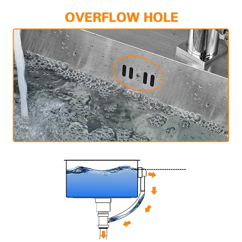 ROVOGO с одной чашей кухонная раковина из нержавеющей стали ручная работа бар или