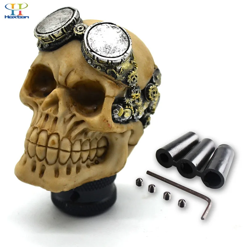 Универсальная ручка переключения передач для автомобиля с черепом