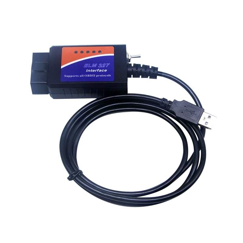 ELM327 диагностический кабель USB с переключателем для чтения кода Focccus Forscan FF2 Elmconfig |