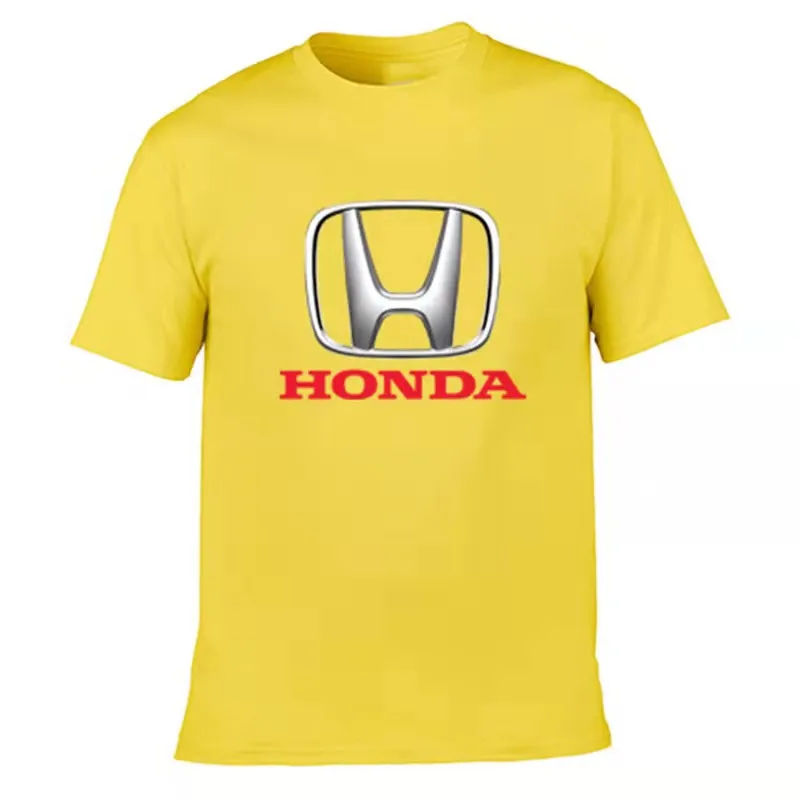 

2020 Men Honda Car Logo Round Neck Comfortable Print Harajuku Slim Fit Casual Tops Sweatshirts Leisure Comfortable Decal T shirt