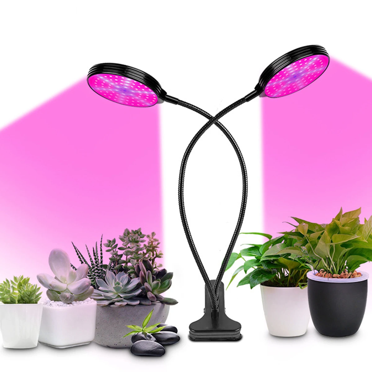 

Светильник для выращивания растений с одной головкой, 15 Вт, водонепроницаемый светильник для выращивания растений, саженцев, с автоматичес...