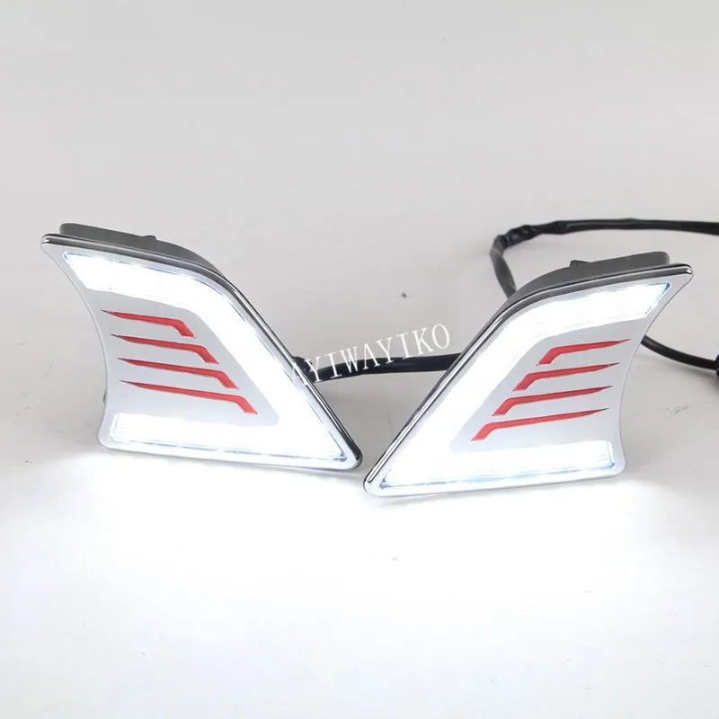 DRL для Toyota Hilux Vigo 2012 2013 2014 Стайлинг автомобиля светодиодный дневный ходовой