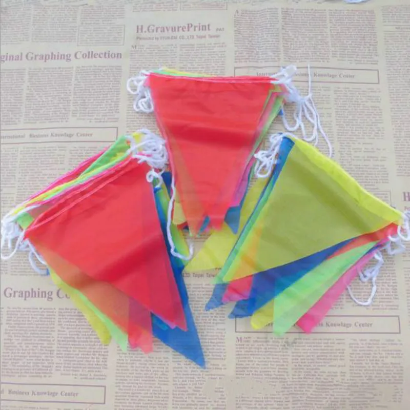 Fabric Hanging Flags /multicolour Banner/birthday Party Festival/Christmas Outdoor Decor/ felt Tent Decor/crafts/wall Art | Дом и сад