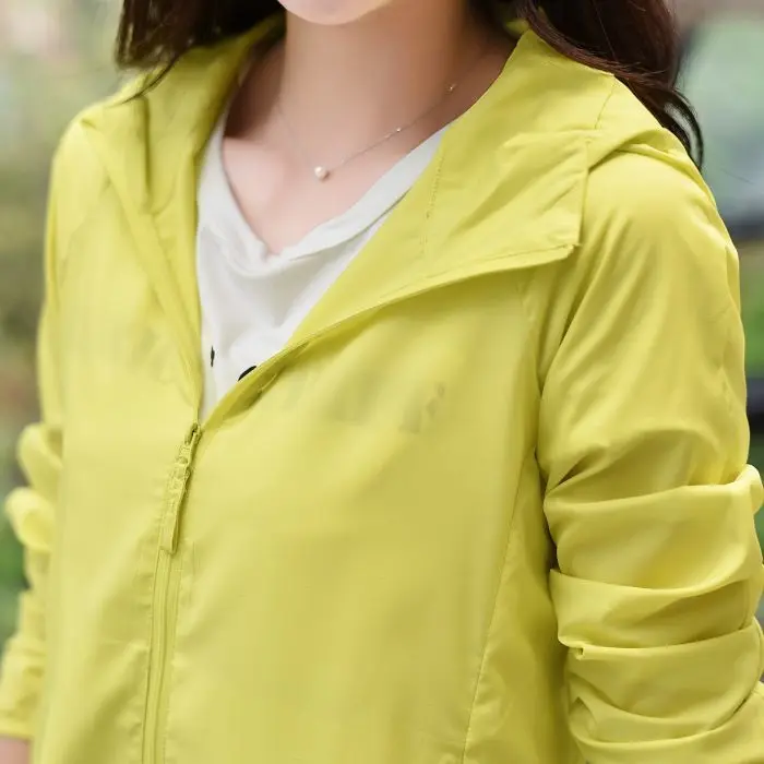 Защитная Солнцезащитная одежда женская летняя прозрачная куртка с УФ-защитой