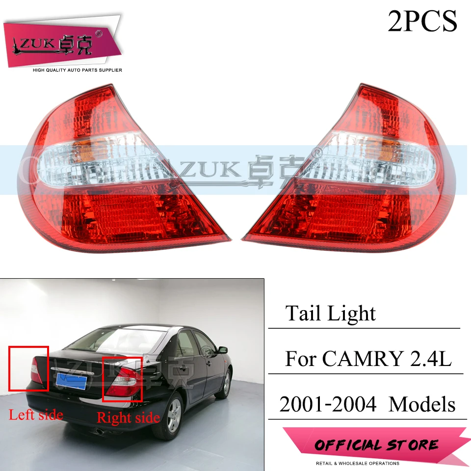 ZUK 2 шт. Задний фонарь тормоза стоп-сигнал для Toyota CAMRY 2001 2002 2003 2004 2.4L ACV3 # MCV30 задний