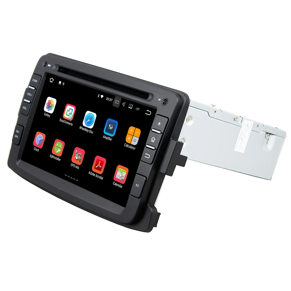 Eunavi 1 Din Android 7 2 Гб RAM автомобильный dvd-плеер GPS Navi RDS радио для Renault Duster 2012 2013 wifi Bluetooth