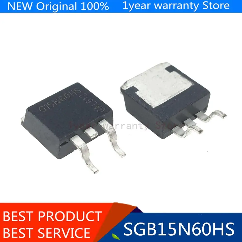 100% новый импортный оригинальный SGB15N60HS G15N60HS TO-263 IGBT FET 600V 15A/27A | Электроника
