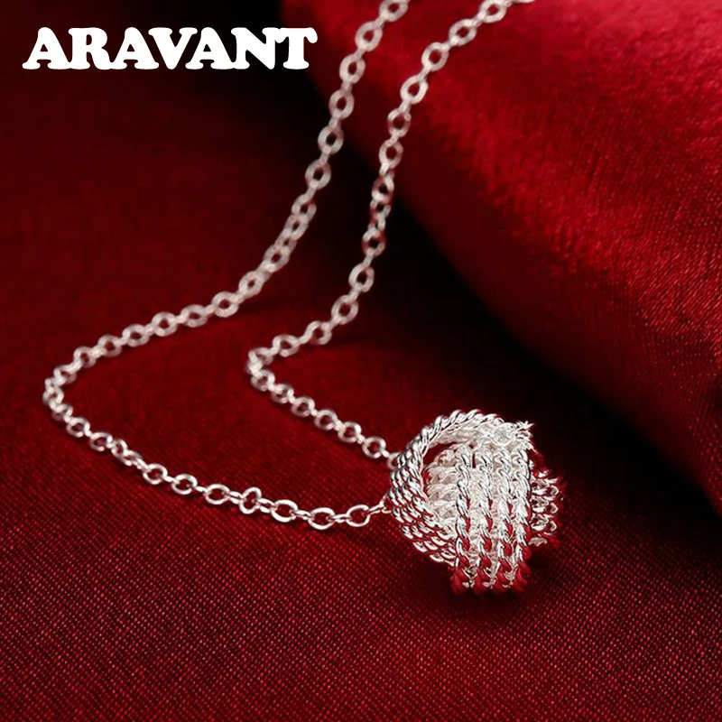 Серебро 925 пробы ожерелья цепочки для женщин модные ювелирные изделия подарки -