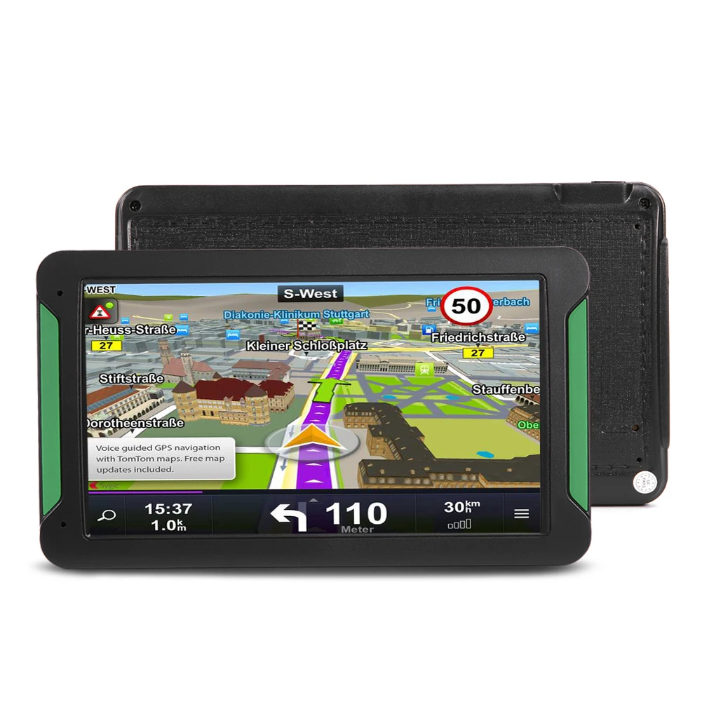 8G gps навигация " сенсорный экран портативный автомобильный грузовик gps Coche Авто Туристический навигатор с карты Северной Америки/Европы/Австралии