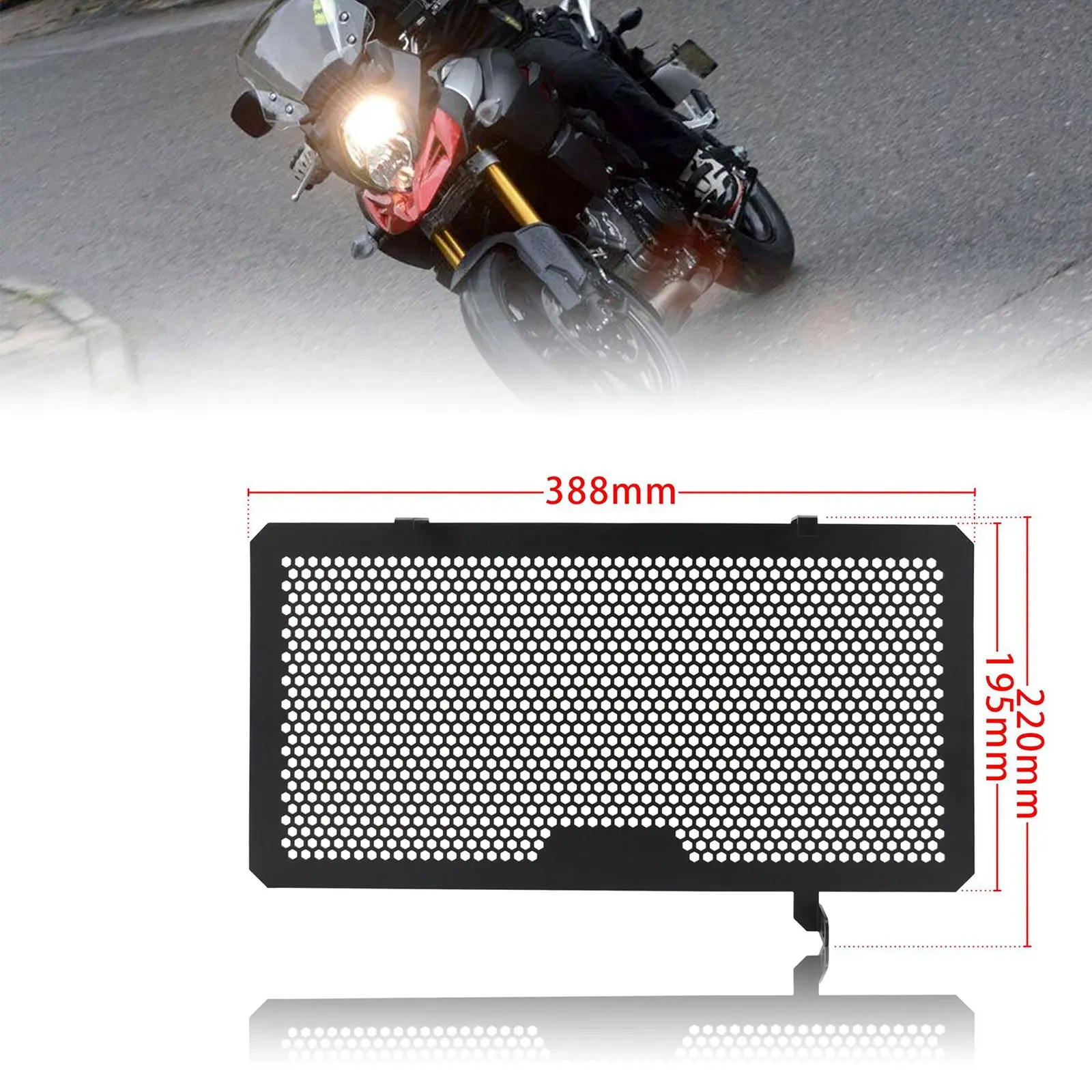 

New Stainless steel Motorbike Grille Cooling Motorcycle Grille Guard Cover Water Tanks Protector for Suzuki V-STROM1000 DL1000