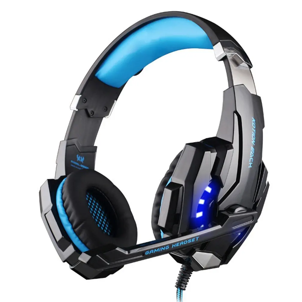 

Big Wired Gaming Headphones with Micropone LED Light Headsets Gamer Deep Bass for PC PS4 Xbox Laptop