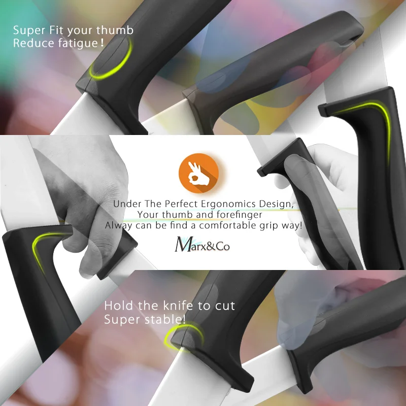 Керамический нож 3 4 5 6 дюймов кухонные ножи белое лезвие шеф-повар утилита для