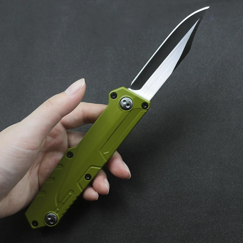 SF 8 Тип открытый OTF кемпинг и охота Двойное действие быстро открывающийся нож 440