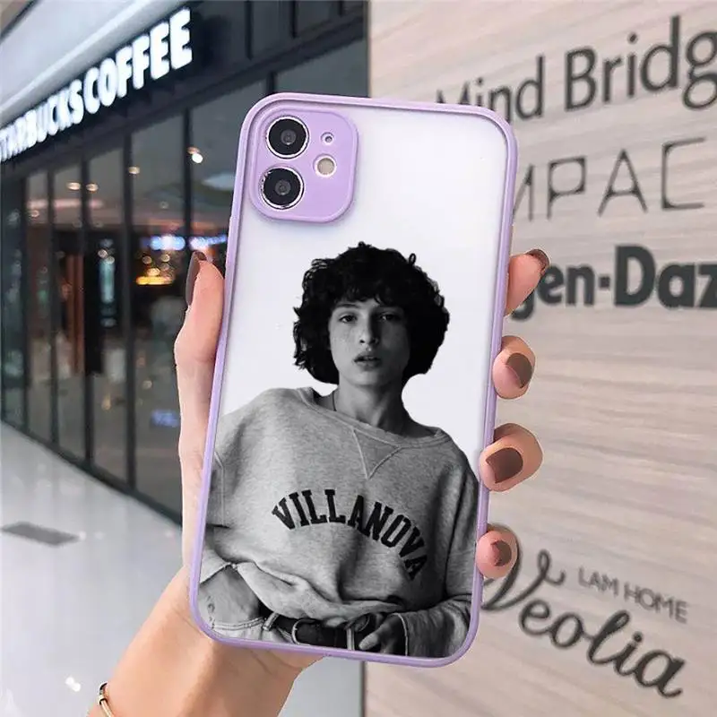 

Finn Wolfhard Stranger Things Phone Cases matte transparent For iphone 7 8 11 12 plus mini x xs xr pro max cover