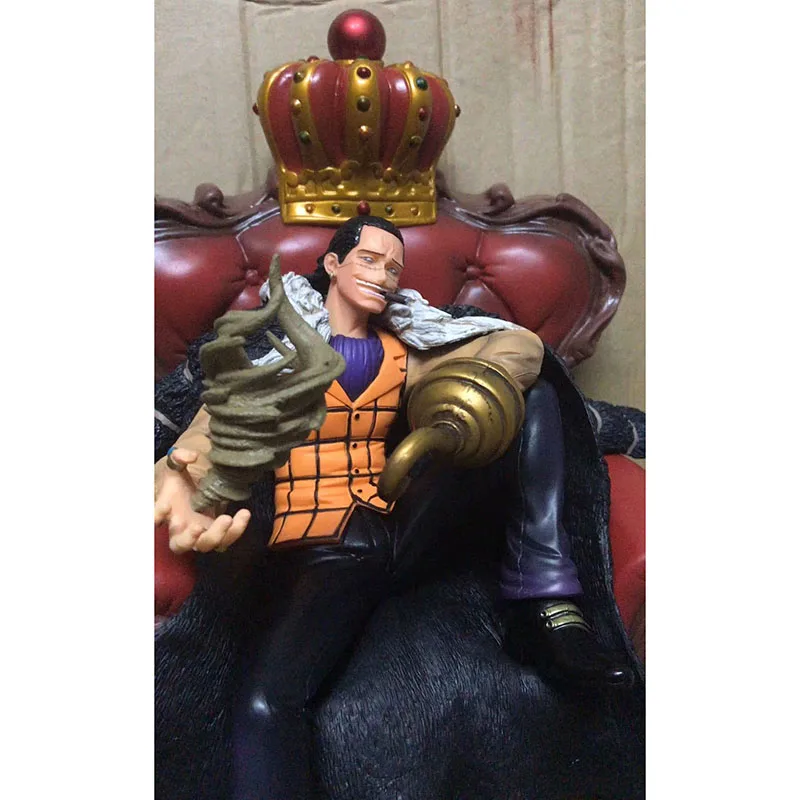 

One Piece Seven Warlords Of The Sea POP Sofa Ver. Sir Crocodile Action PVC Figure Toy Brinquedos Anime Painted Figure