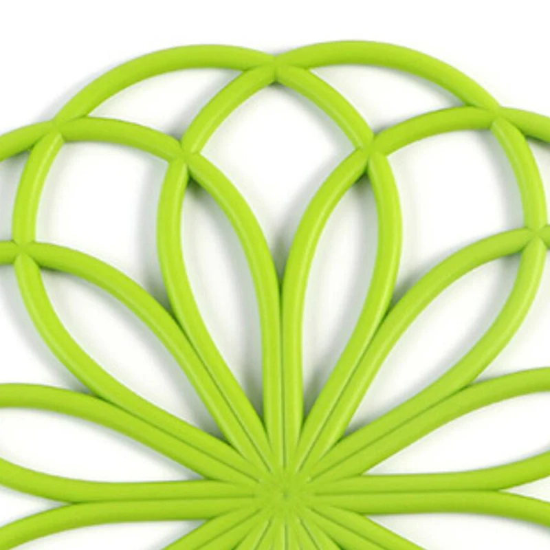 Креативный цветочный Подставка под напитки из пищевого силикона термостойкий