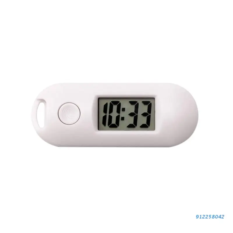 Бесшумные светящиеся цифровые электронные мини-часы карманные часы с зеленой