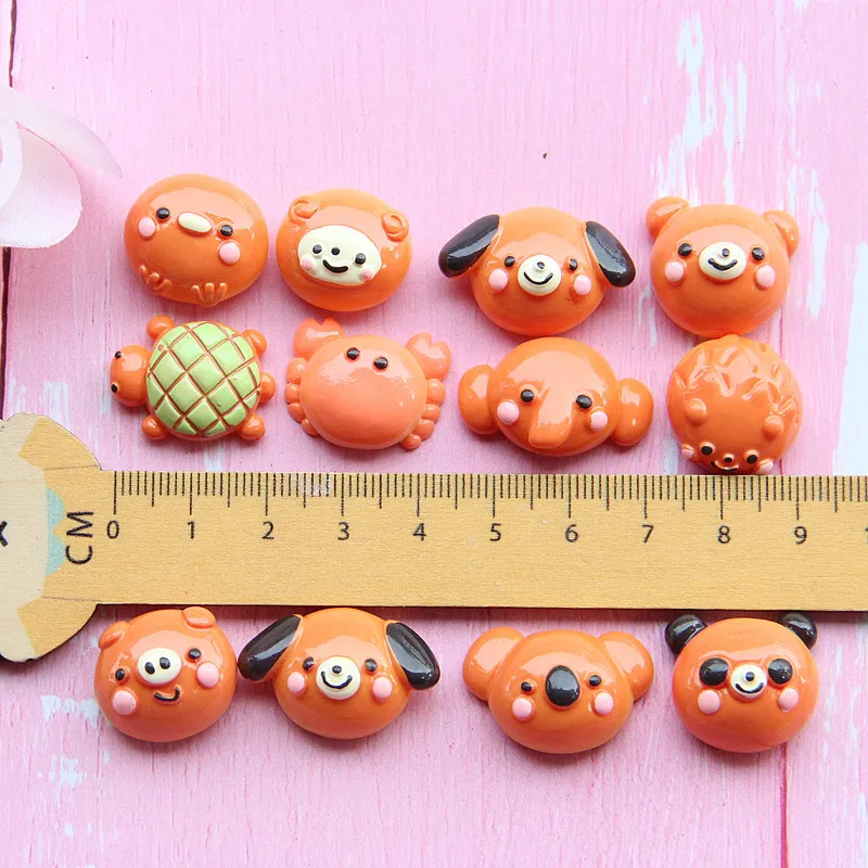 5pcs Simulation Bread Food Animal Shape Resin Figurine Home Decor DollHouse Miniature Fairy Garden Cake Decoration Accessories - купить по