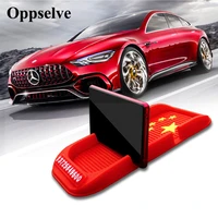 temporary car parking card anti slip silicone car phone dashboard pad mat car styling car phone number plate phone holder mount