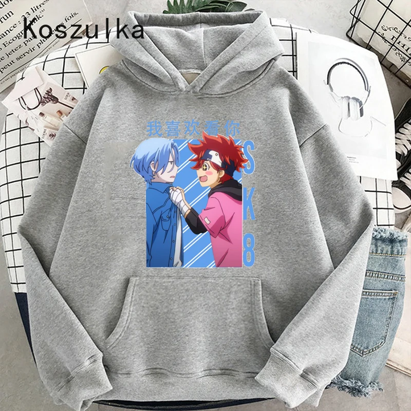 

Spring SK8 The Infinity Hoodie Oversized Skateboard Boys Streetwear Hip Hop Women Long Sleeve Print Sweatshirt Kawaii Clothes