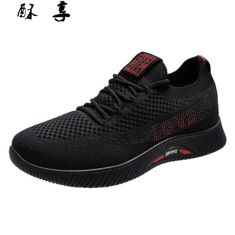 

2021 Fashion Women's Shoes Comfortable Breathable Mesh Casual Shoes Autumn Women's Lace-up Non-slip Wear-resistant Sneakers
