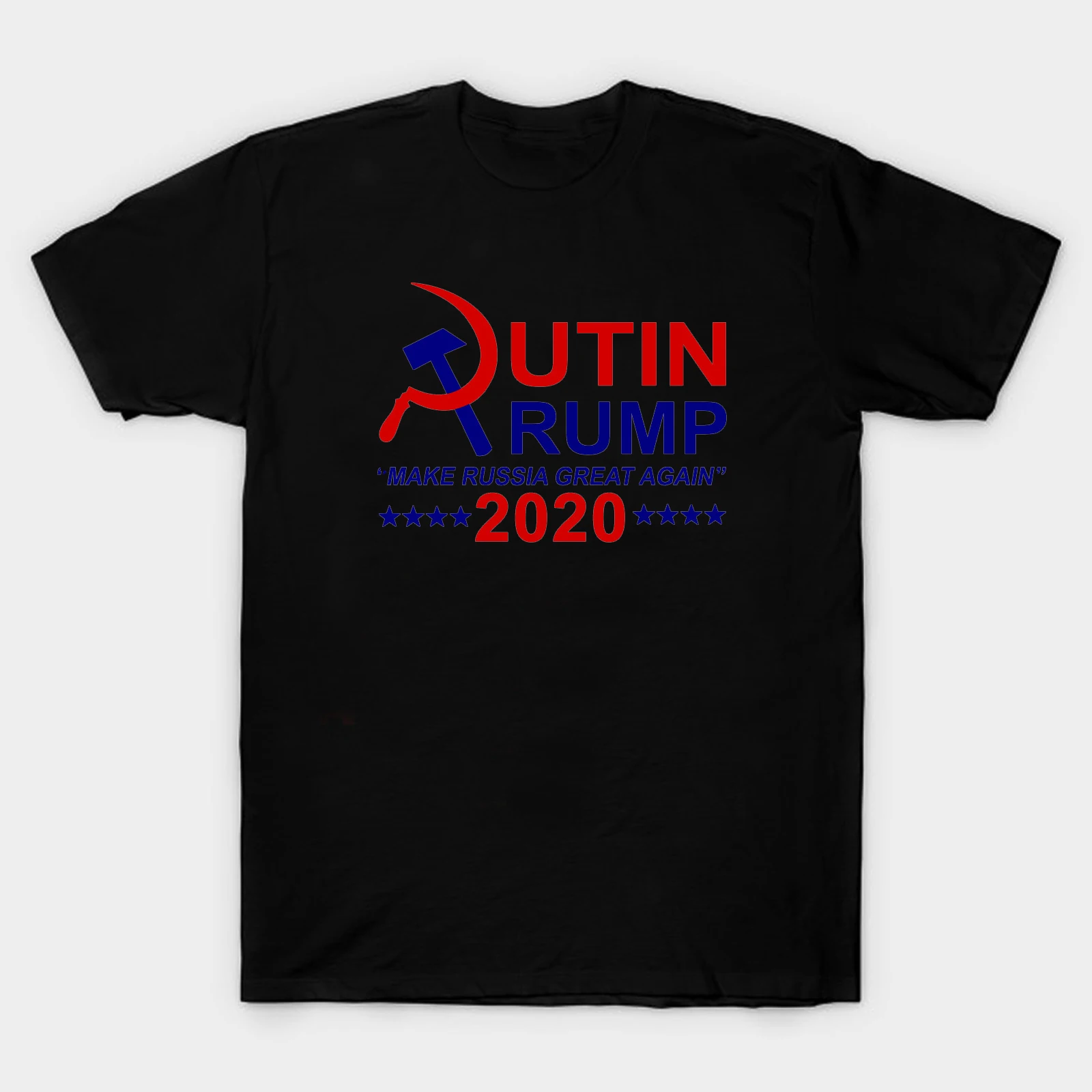 

Putin Trump 2020 Make Russia Great Again Anti-President Impeach T-Shirt Summer Cotton Short Sleeve O-Neck Unisex T Shirt S-3XL
