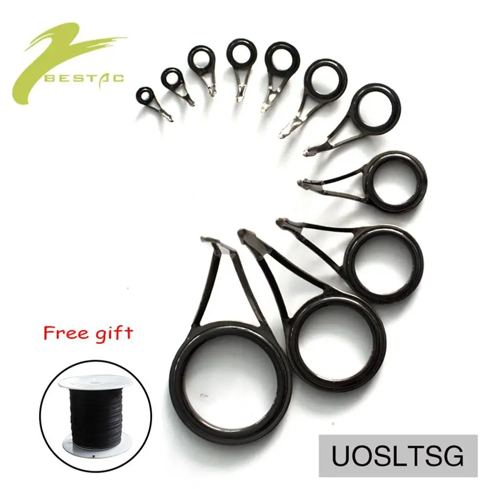 Направляющие для рыбалки полный размер 4 #-30 # набор ремонта керамических колец из