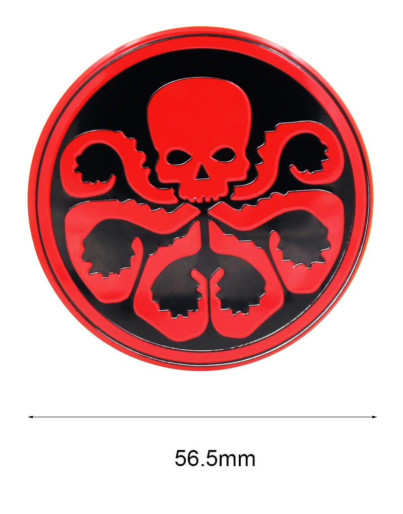 4pcs Octopus Skull Car Steering Wheel Center Sticker Hub Cap Emblem Badge Stickers Symbol For BMW Nissan Styling | Автомобили и