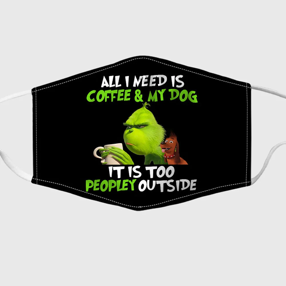 Новинка Рождественская 3D маска с принтом для детей и взрослых унисекс