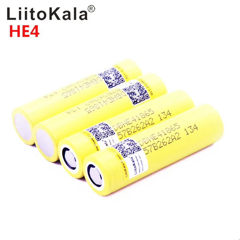 Перезаряжаемый литий-ионный аккумулятор LiitoKala для HE4 18650 3 6 В 2500 мА · ч может
