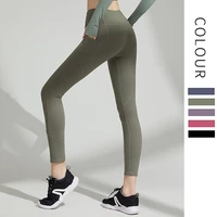 yoga wear pants slim body breathable sports fitness pants for spring and summer wear high waist and hip lifting tights