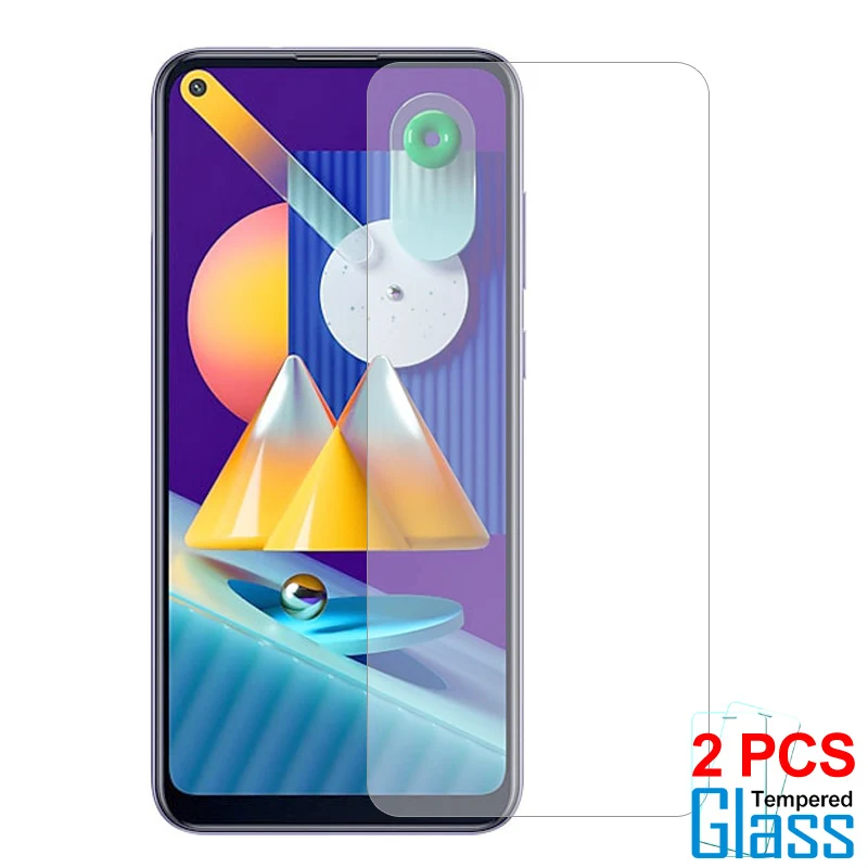 2 piezas de vidrio templado para Samsung Galaxy M11 Protector de pantalla ultrafino para Samsung Galaxy M11 pel&iacute;cula Samsung M11 M115f/ds vidrio-0