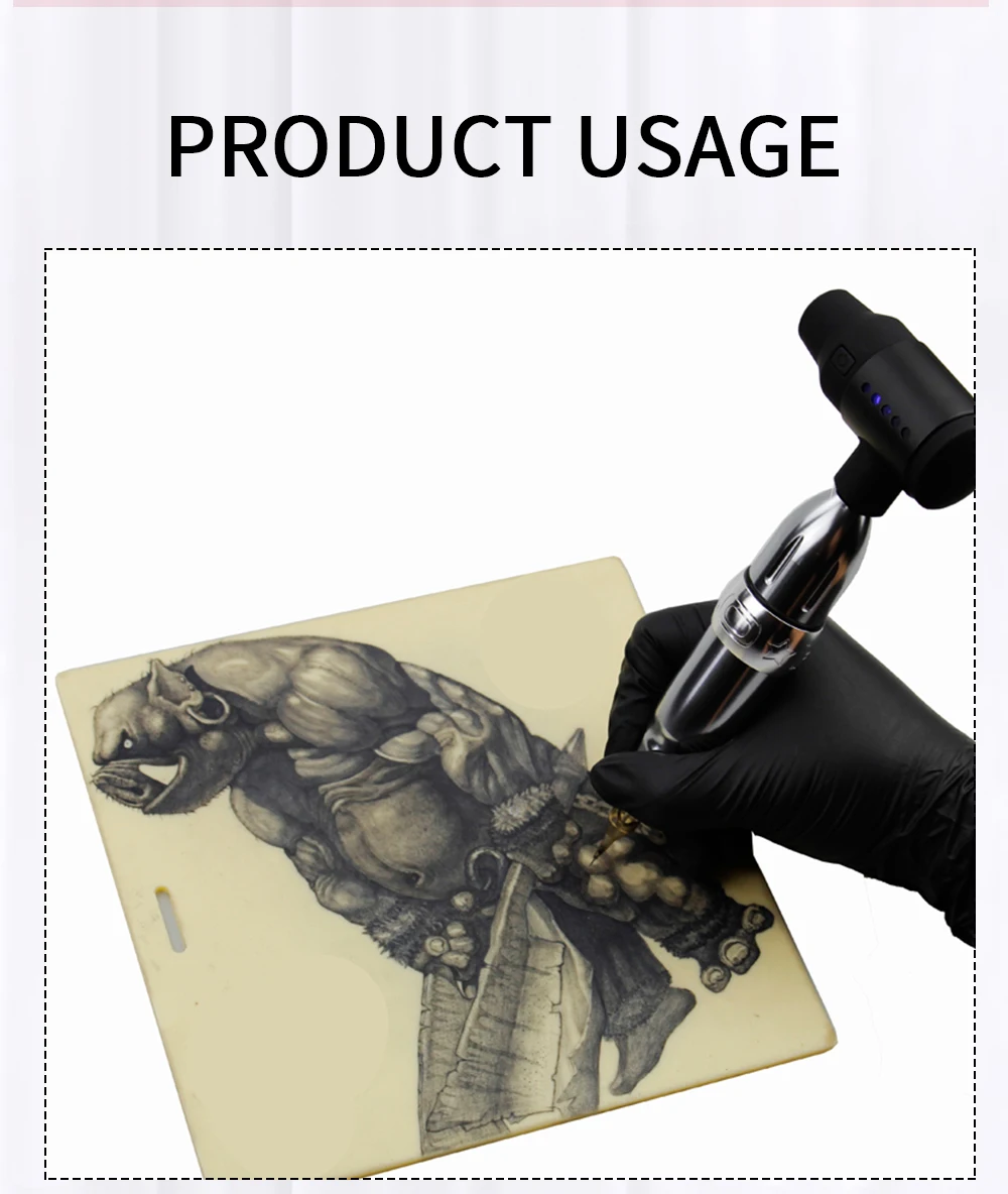 Профессиональная беспроводная зарядка питания татуировки с DC или RCA соединением