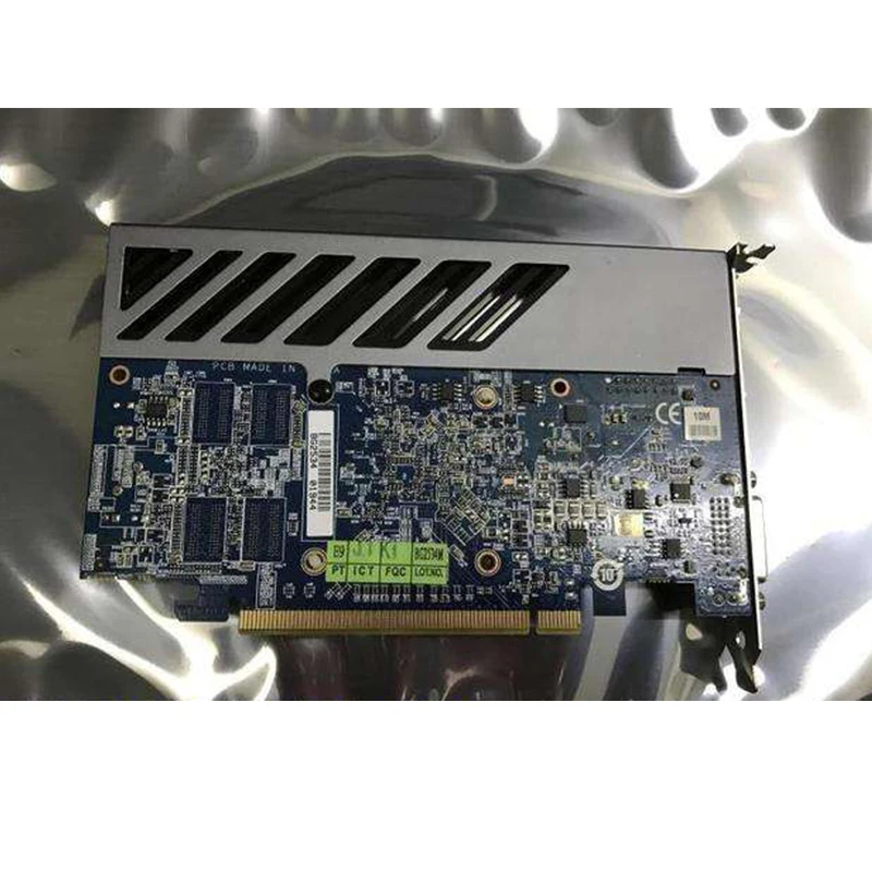 GIGABYTE видеокарта игровая Видеокарта ATI Radeon AMD GPU HD5450 512MB 64Bit DDR3 VGA/DVI PCIE 2 1 с ПК б/у
