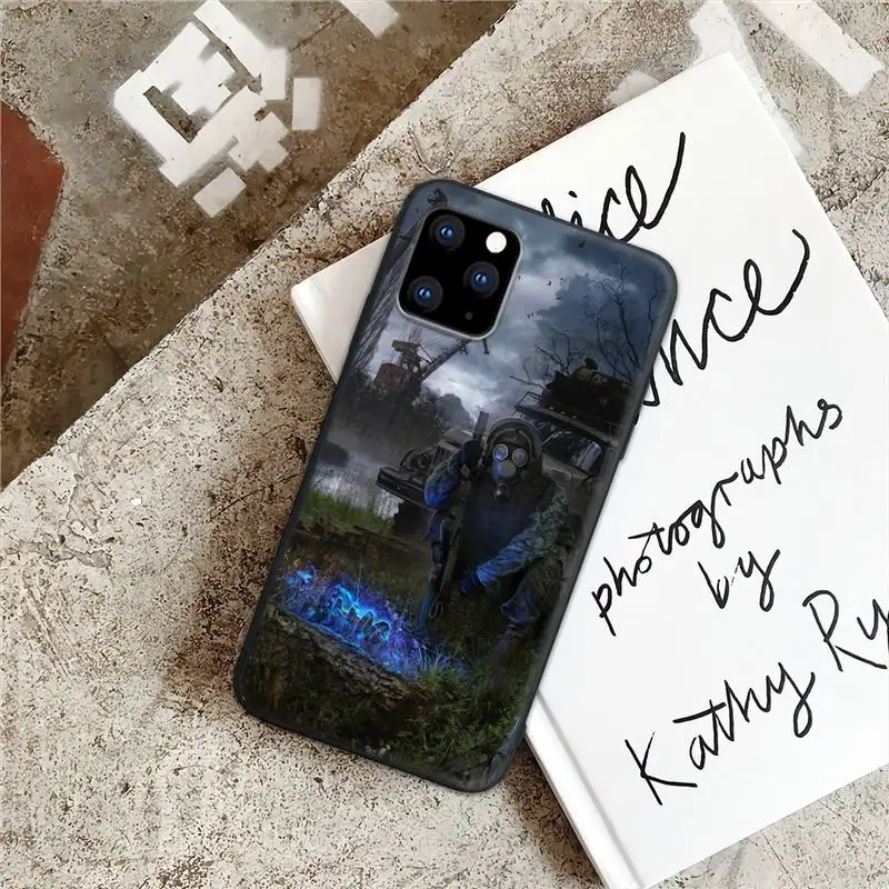 

Stalker Clear Sky Black Matte Phone Cover For IPhone 12 11 Pro Max Xs X Xr 7 8 6 6s Plus 5 5s Se 2020 Case