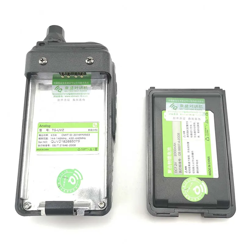 Новый Quansheng TG UV2 высокое качество мощные 5 Вт иди и болтай Walkie Talkie Vhf радио Cb сканер