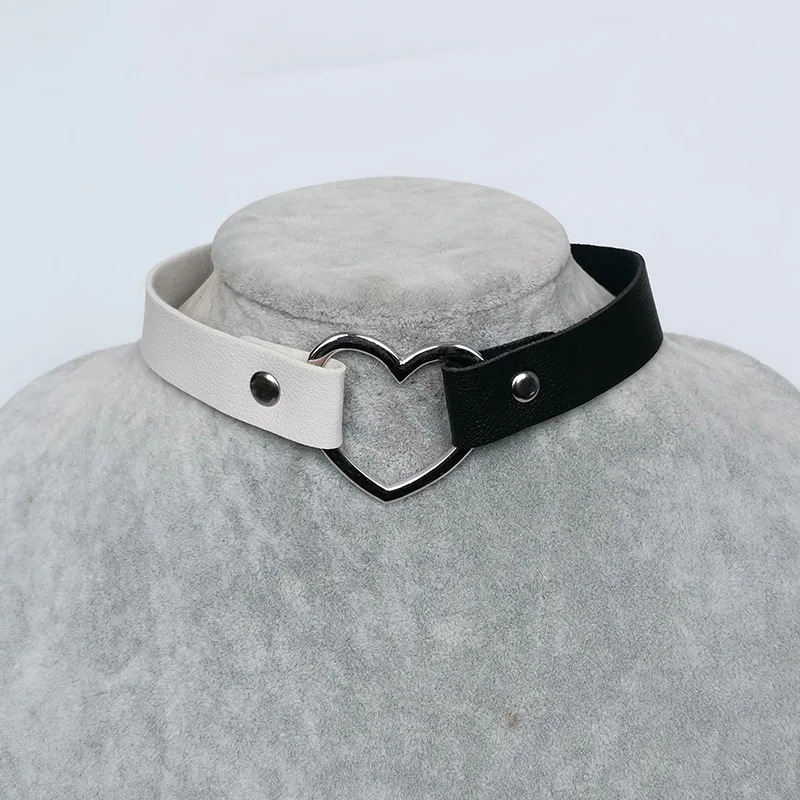 Ожерелье чокер женское кожаное в готическом стиле|Колье| |