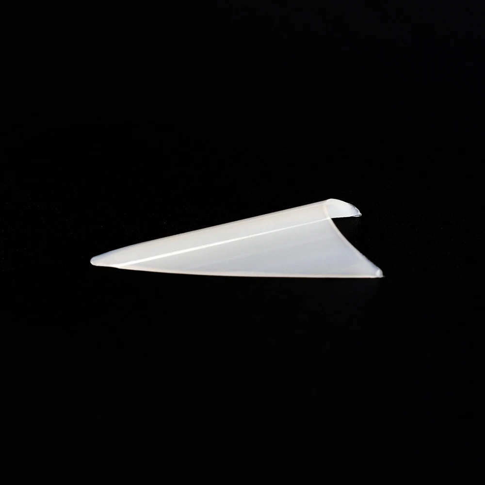 Kads 500 шт./пакет ясно/натуральный/белый sharp ending стилет акриловые ложные nail art советы