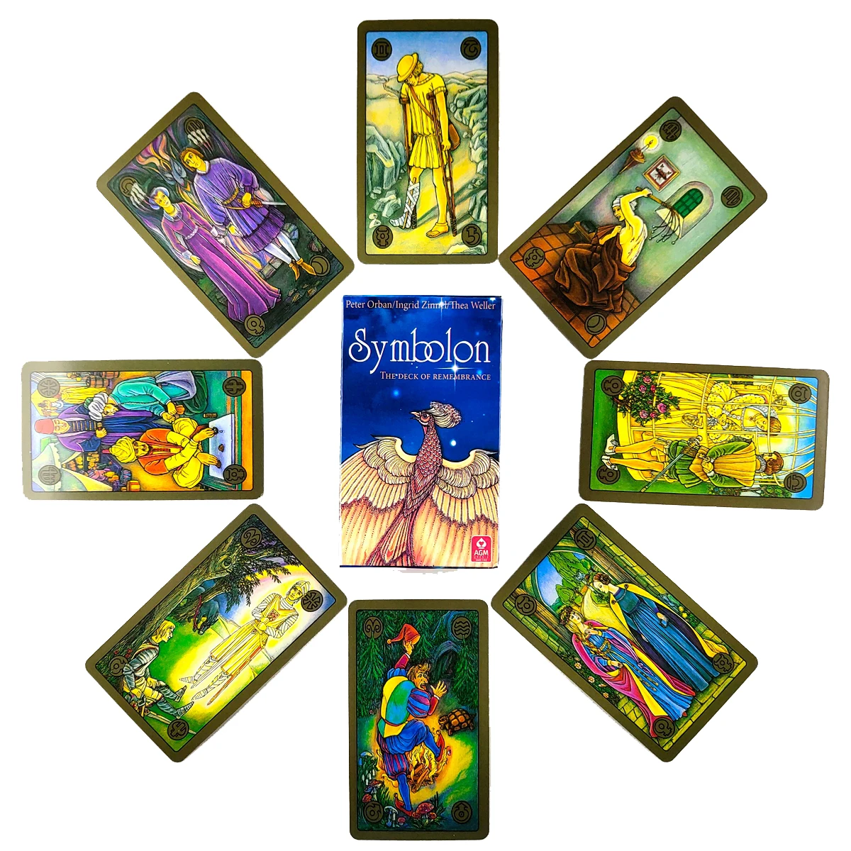 

78 шт., новейшая символика на колоде воспоминаний, карты Таро для путешествий