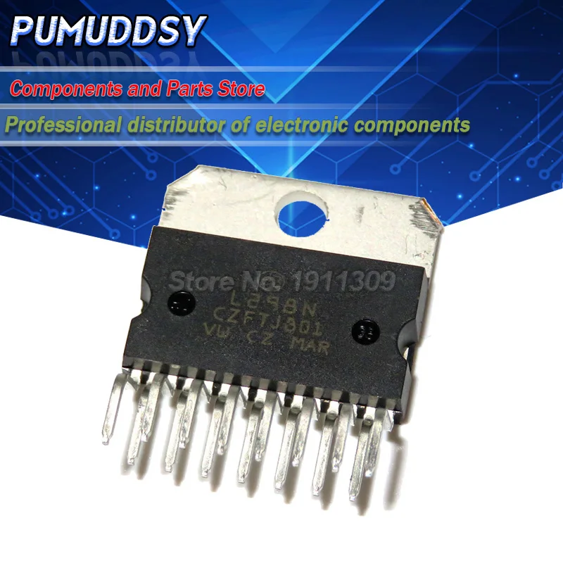 2 шт L298N ZIP 15 L298 DRIVER FULL DUAL IC|Интегральные схемы| |