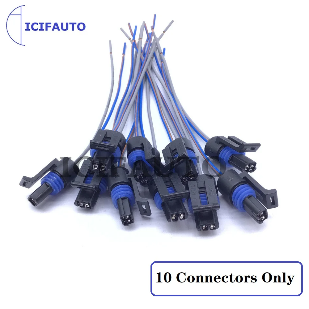 

Engine Coolant Temperature Sensor Pigtail Harness Connector with Cable For 1999-2009 Buick Cherolet Chevy GMC Pontiac Saturn
