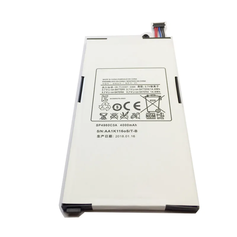 Класс A планшет аккумулятор для Samsung Galaxy Tab GT P1000 P1010 SP4960C3A 4000mAh