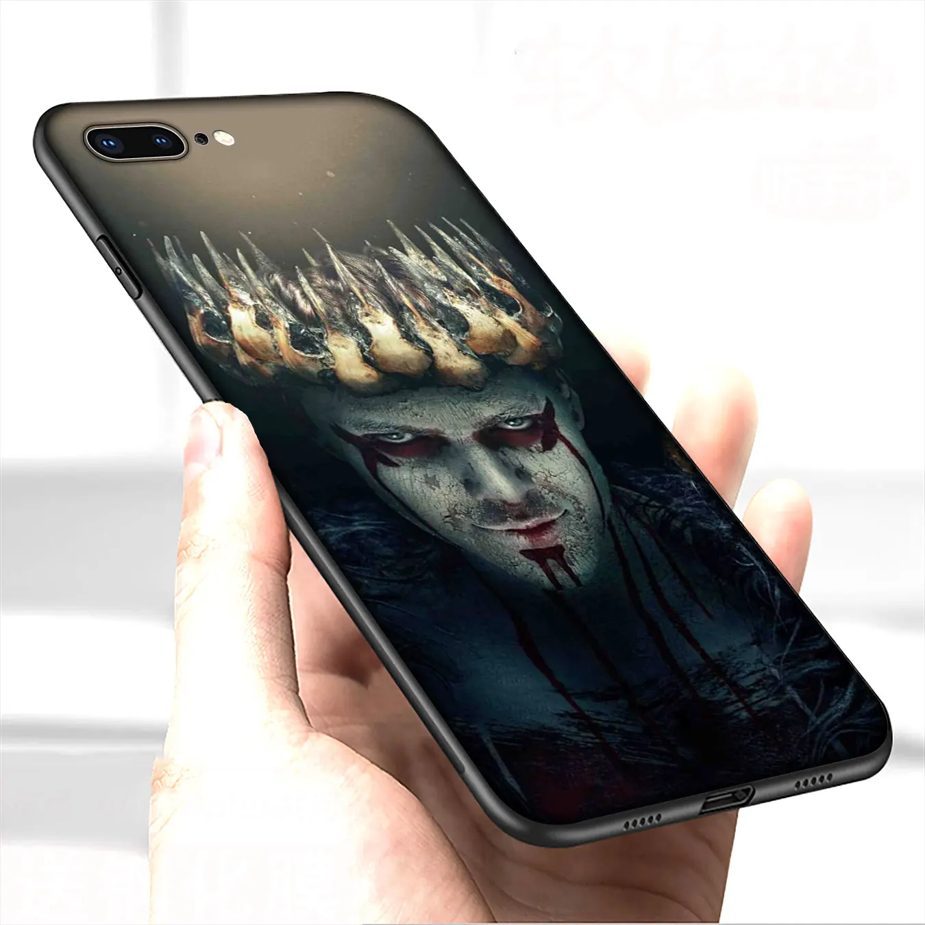 Мягкий силиконовый чехол серии Vikings для iPhone 11 Pro XR X XS Max 6 6S 7 8 Plus 5 5S SE черный