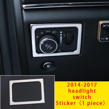 

1 шт., наклейка для переключателя фар Jeep grand cherokee 18-19