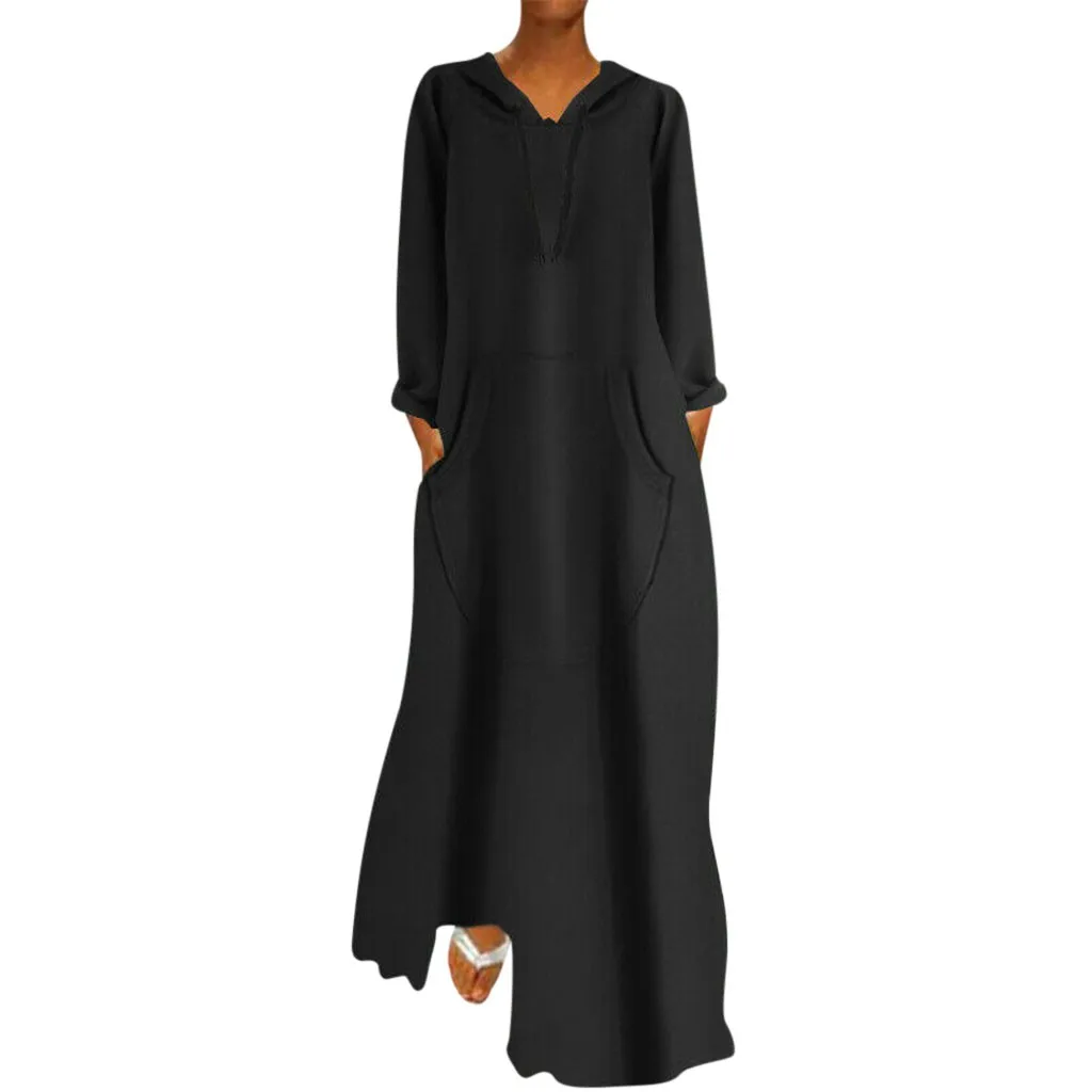 Винтажное платье рубашка женское повседневное свободное размера плюс с