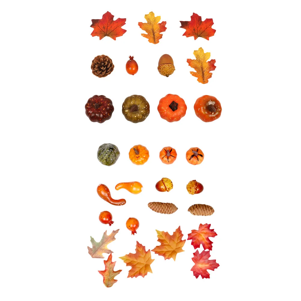 2 набора реквизит в виде тыквы очаровательный кленовый лист домашний декор для