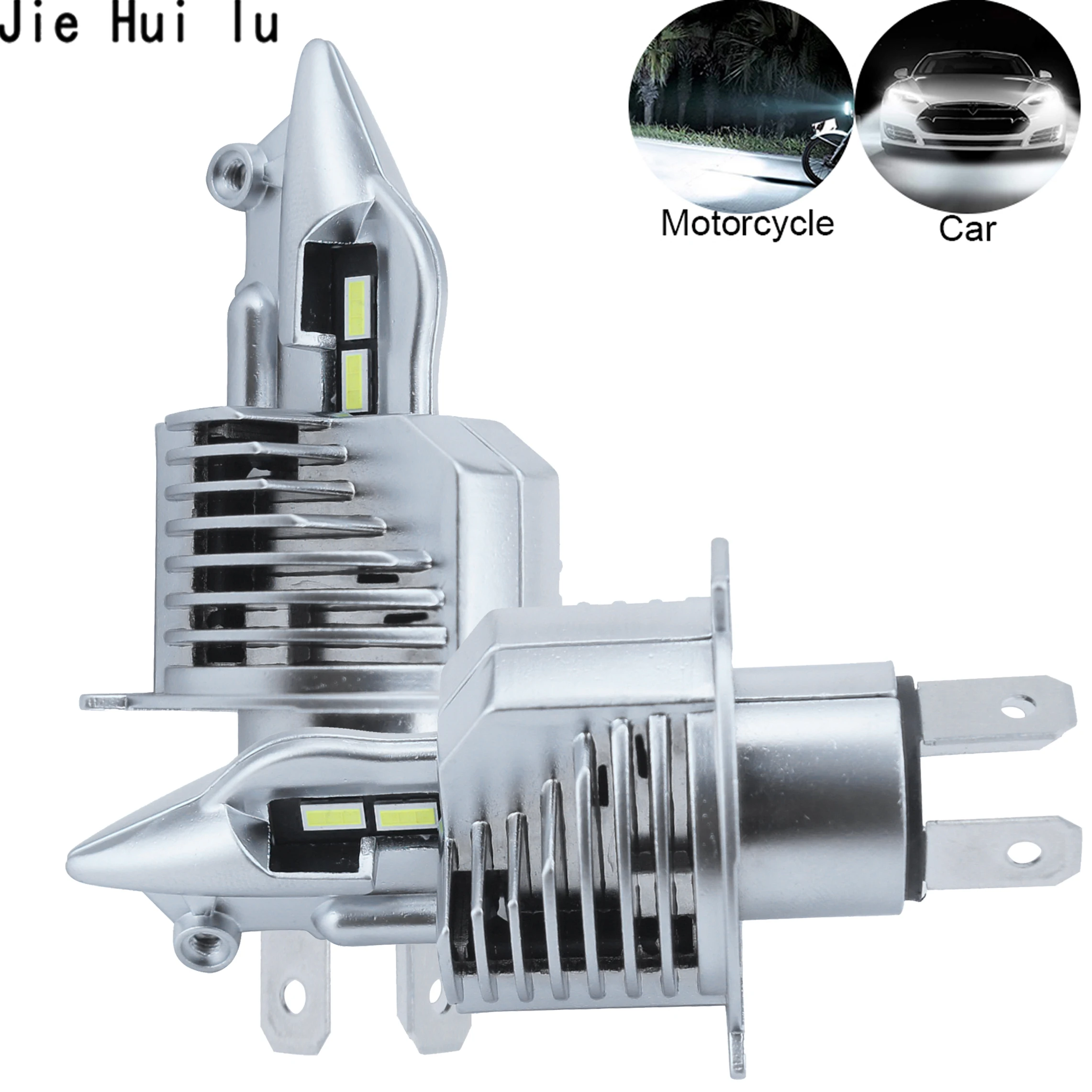 Fighter Истребитель H4 фары CPS hb4 лампы h4 led лампа лед для авто 9003 HB2 Светодиодные